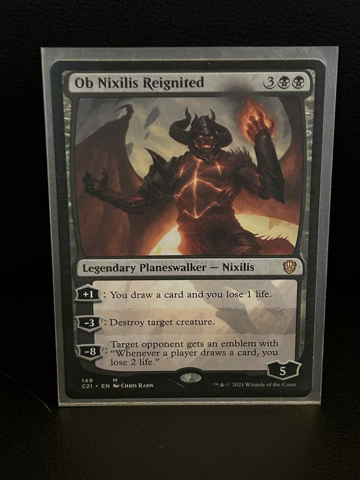 Ob Nixilis Reignited Commander 2021 Magic: The Gathering Lightly Played, English