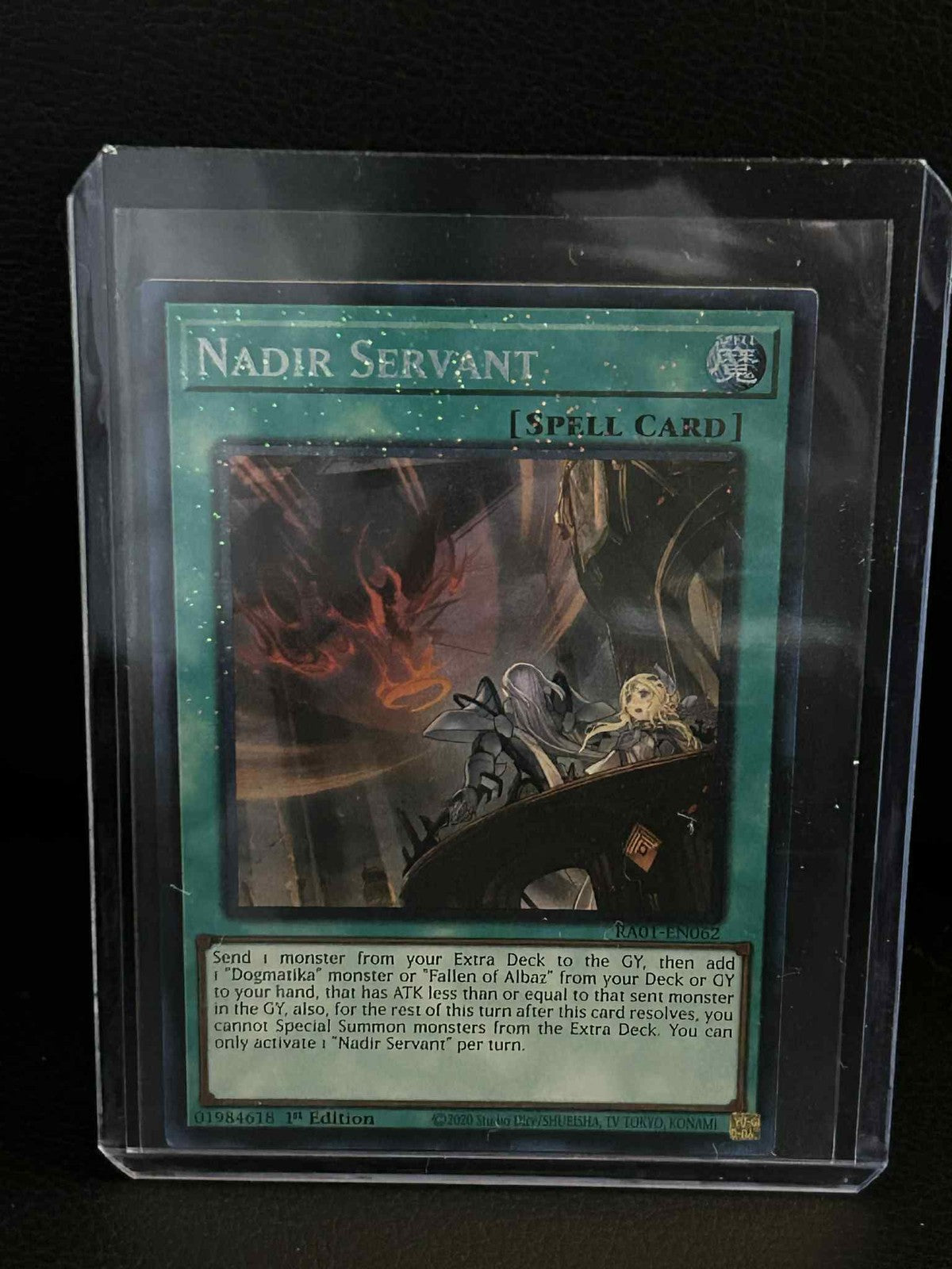 Nadir Servant - RA01-EN062 - Prismatic Collector's Rare - 1st Edition 25th Anniv