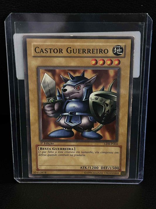 Beaver Warrior - LOB-064 - Common - 1st Edition Legend of Blue Eyes White Dragon