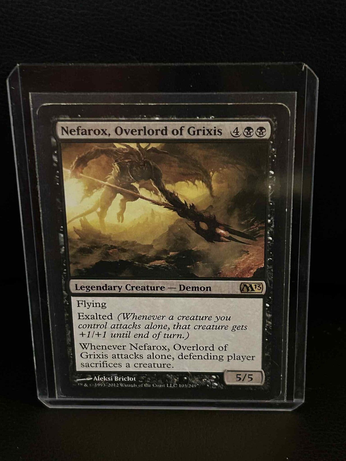 Nefarox, Overlord of Grixis Magic 2013 Magic: the Gathering Lightly Played, Engl