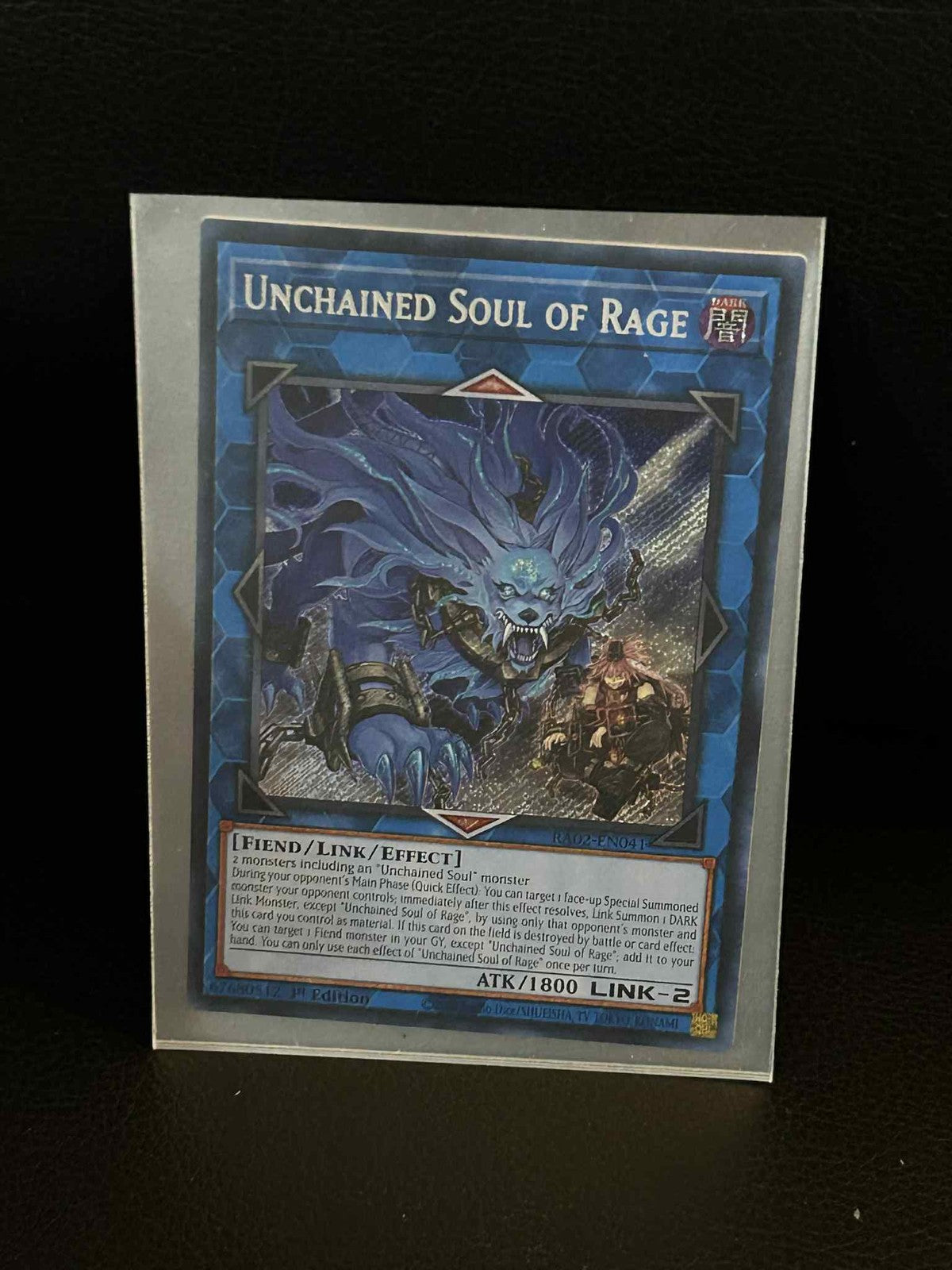 Unchained Soul of Rage - RA02-EN041 - Secret Rare - 1st Edition 25th Anniversary