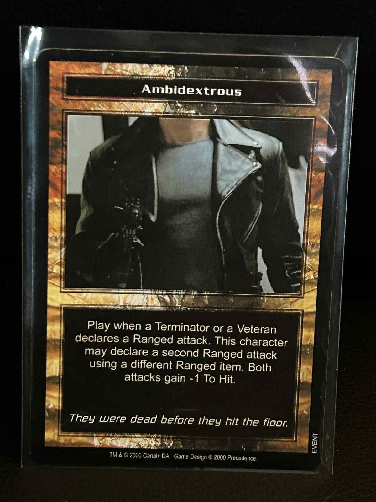 Ambidextrous Base Set Terminator Light Play