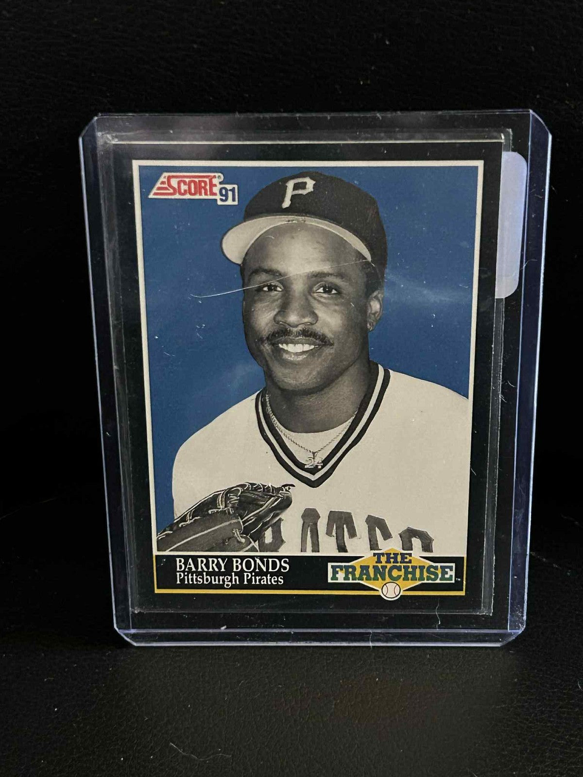 Barry Bonds #868 1991 Score Baseball Leicht bespielte Sammelkarte