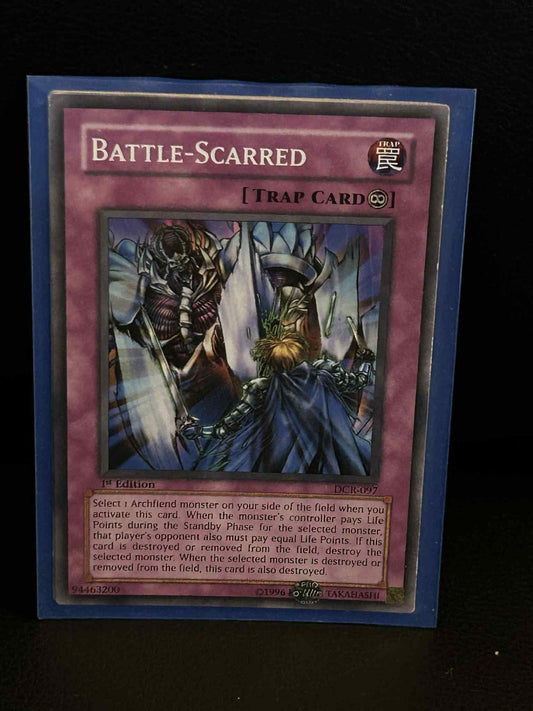 Battle-Scarred - DCR-097 - Common - 1st Edition Dark Crisis Yu-Gi-Oh! Moderately