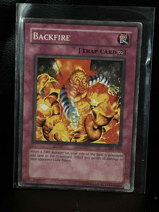 Backfire - AST-046 - Common - Unlimited Edition Ancient Sanctuary Yu-Gi-Oh! Mode