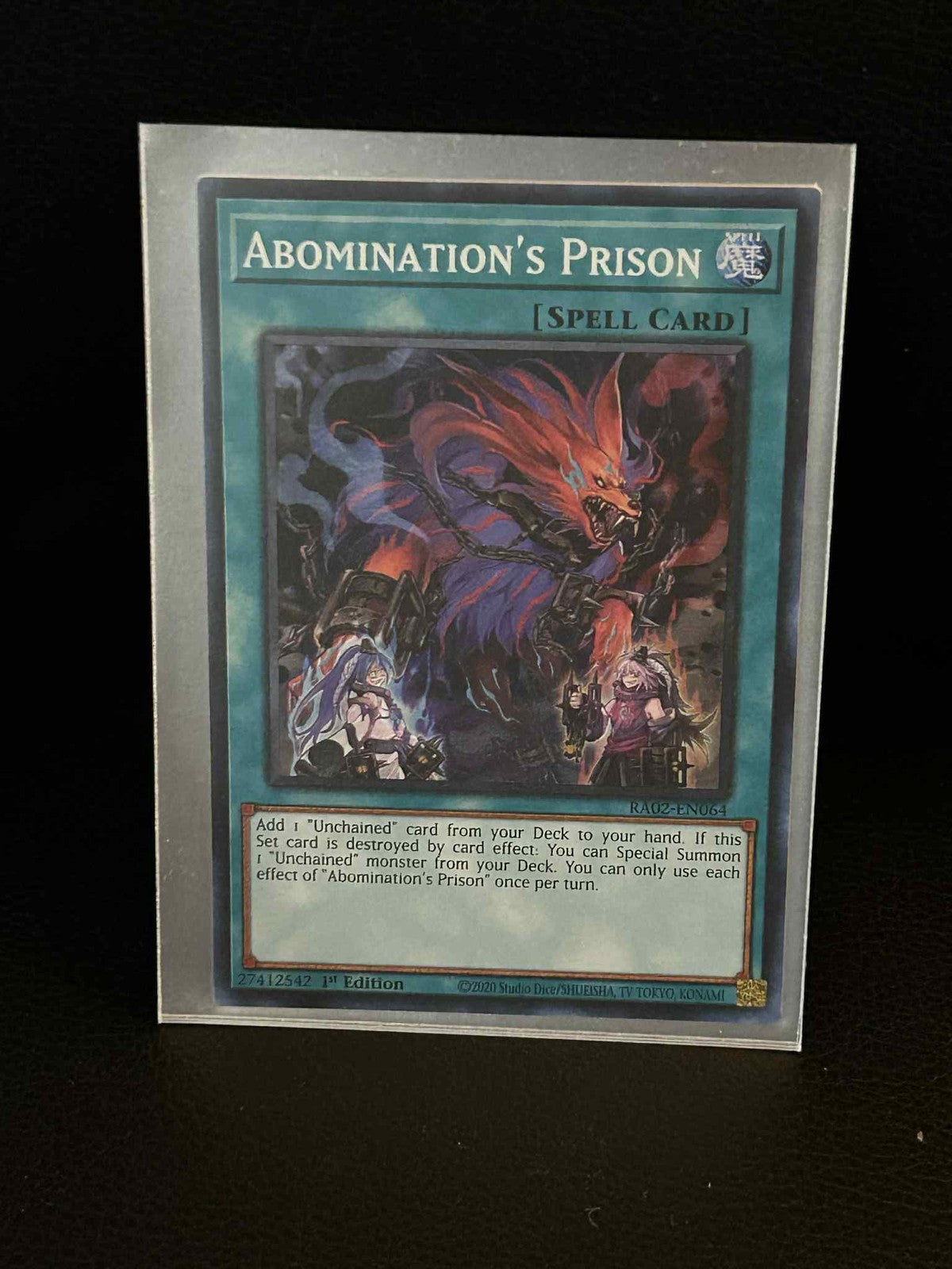 Abomination's Prison - RA02-EN064 - Super Rare - 1st Edition 25th Anniversary Ra