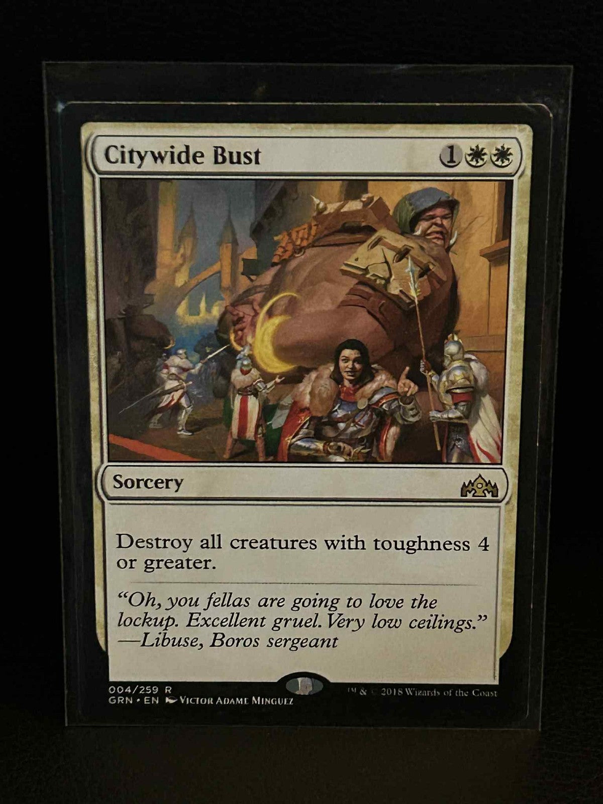Citywide Bust Guilds of Ravnica Magic: the Gathering Lightly Played, English