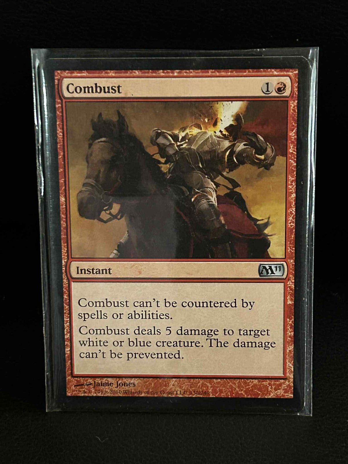 Combust Magic 2011 Magic: The Gathering Moderately Played, English