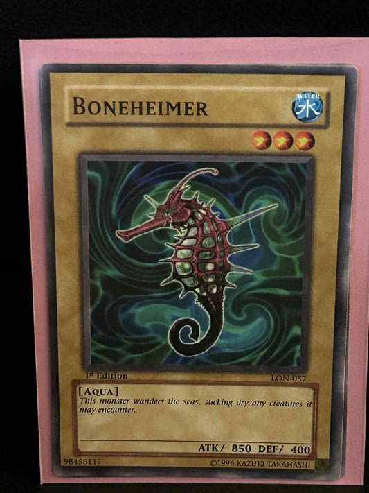 Boneheimer - LON-057 - Common - 1st Edition Labyrinth of Nightmare Yu-Gi-Oh! Mod
