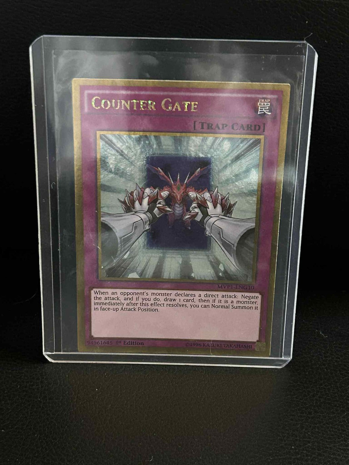 Counter Gate - MVP1-ENG10 - Gold Rare - 1st Edition The Dark Side of Dimensions
