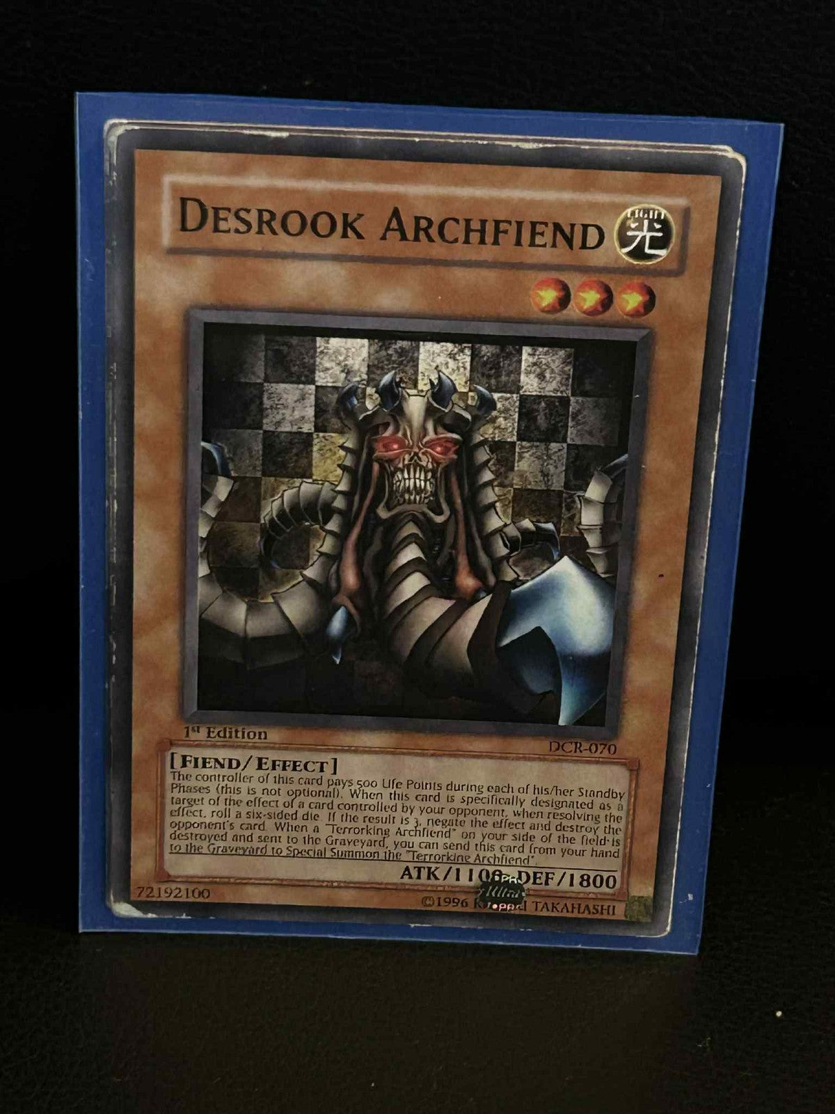 Desrook Archfiend - DCR-070 - Common - 1st Edition Dark Crisis Yu-Gi-Oh! Moderat