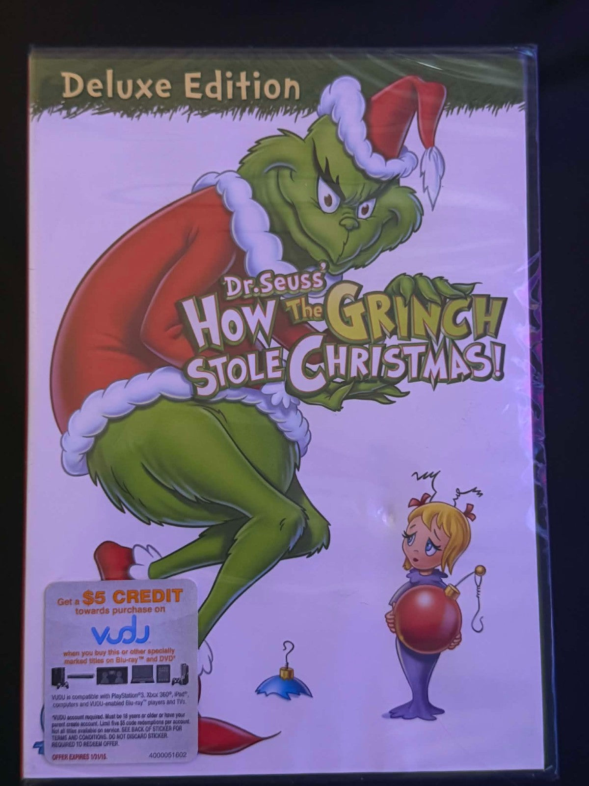 Der Grinch (Wie der Grinch Weihnachten gestohlen hat) – DVD – Versiegelte Film-Fernsehserie