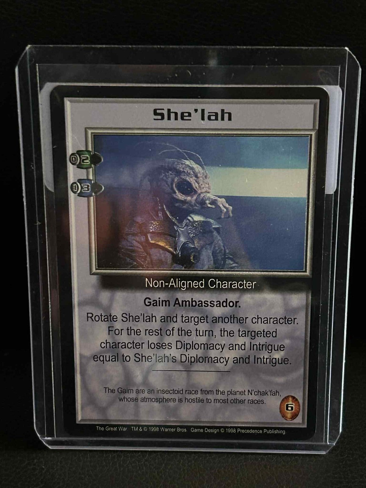 She'lah The Great War Babylon 5 Light Play