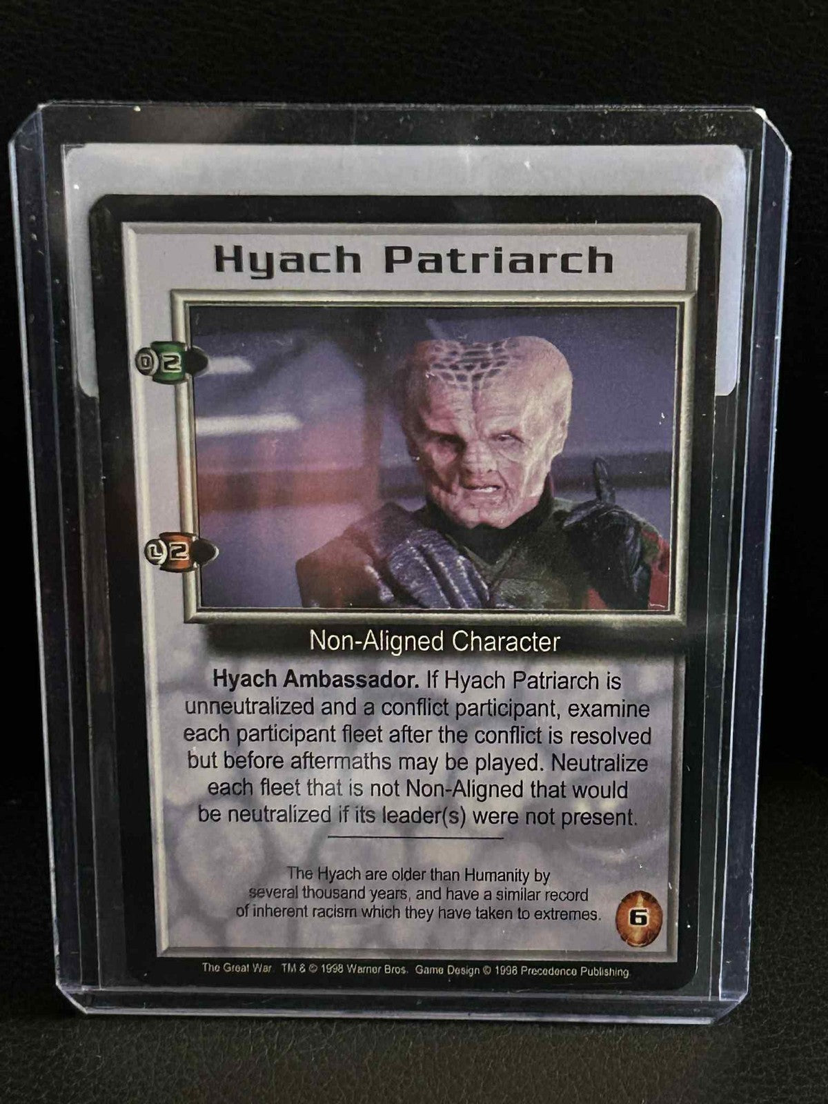 Hyach Patriarch The Great War Babylon 5 Light Play