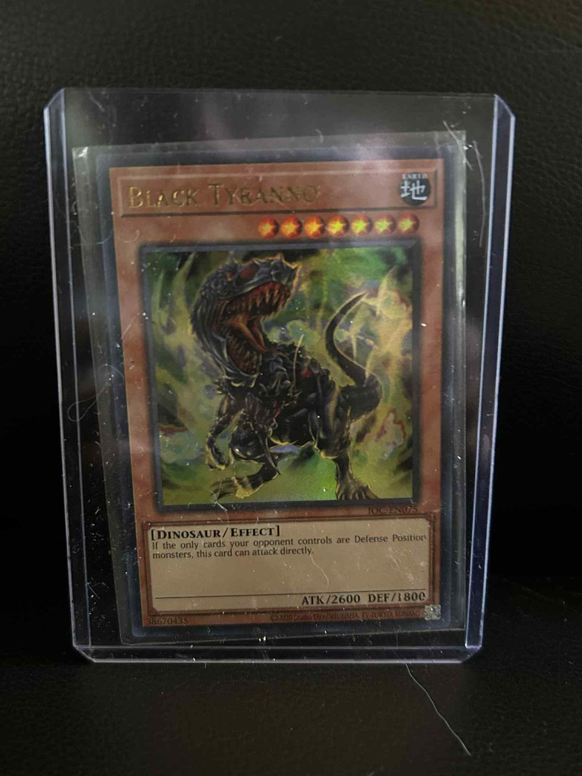 Black Tyranno - IOC-EN075 - Ultra Rare - Unlimited 25th Anniversary Edition Inva