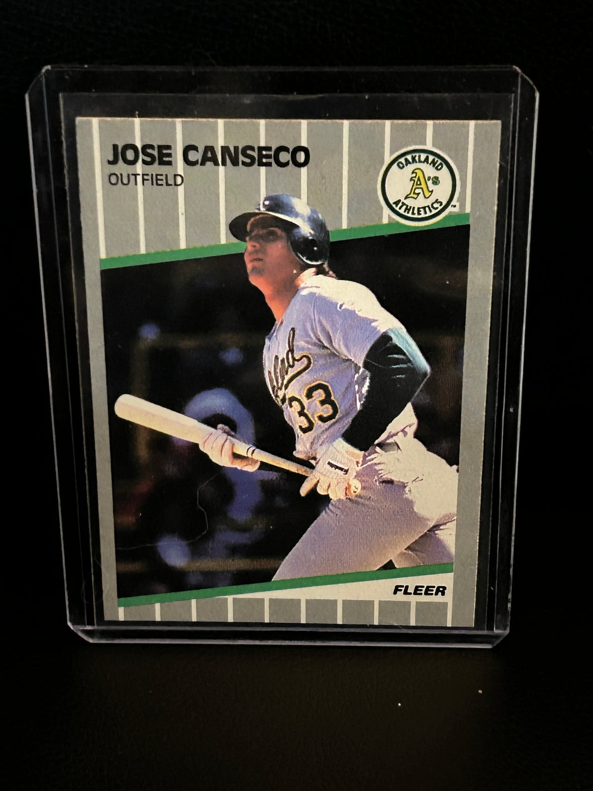Jose Canseco #5 | 1989 Fleer Baseball