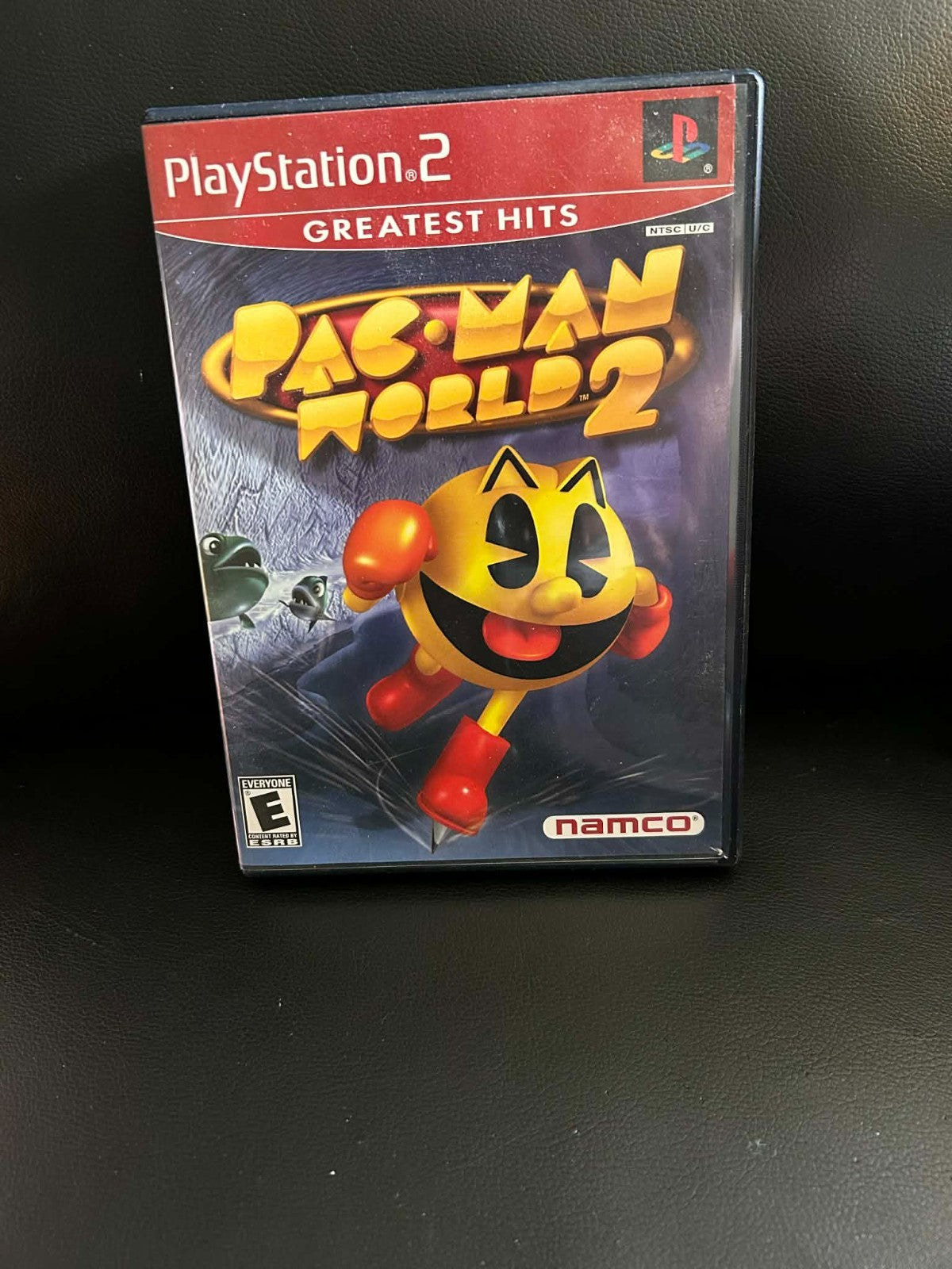Pac Man World 2 Sony PlayStation 2 Hülle und Handbuch Nur Videospiel Greatest Hits