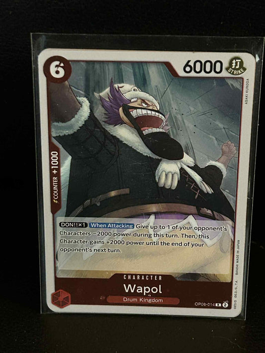 Wapol - OP08-014 - R - Foil Two Legends One Piece Lightly Played