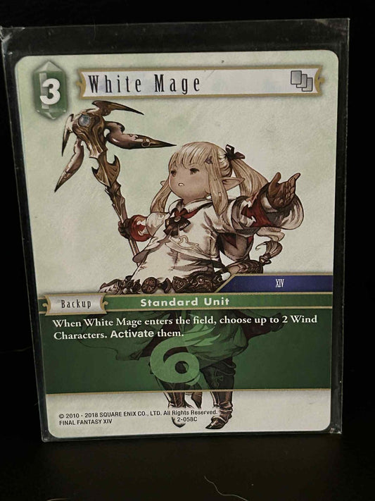 White Mage - 2-058C Opus 2 Final Fantasy Lightly Played