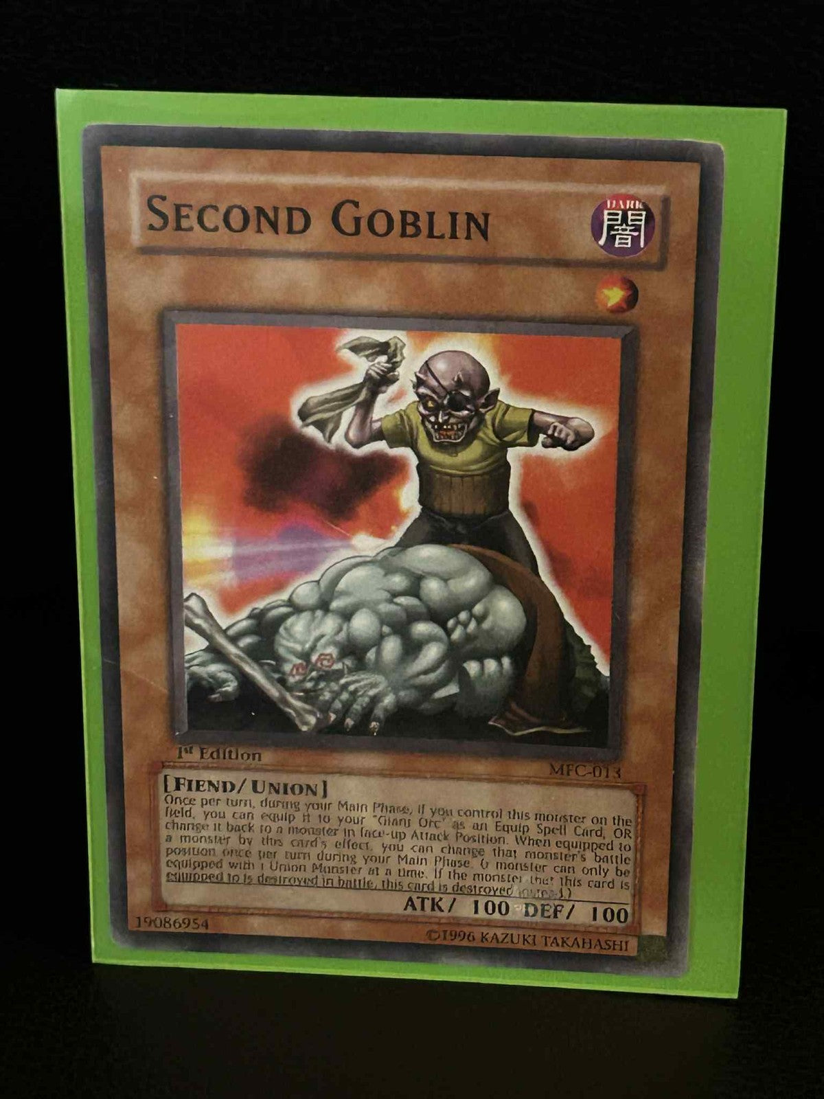 Second Goblin - MFC-013 - Common - 1st Edition Magician's Force Yu-Gi-Oh! Modera