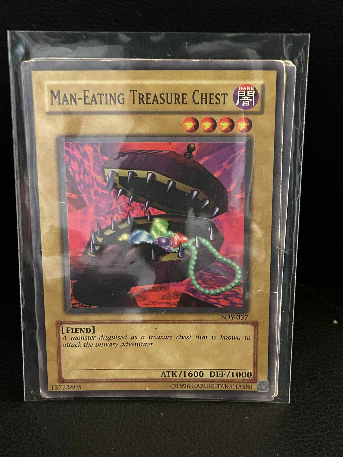Man-Eating Treasure Chest - SDY-037 - Common - Unlimited Edition Starter Deck: Y