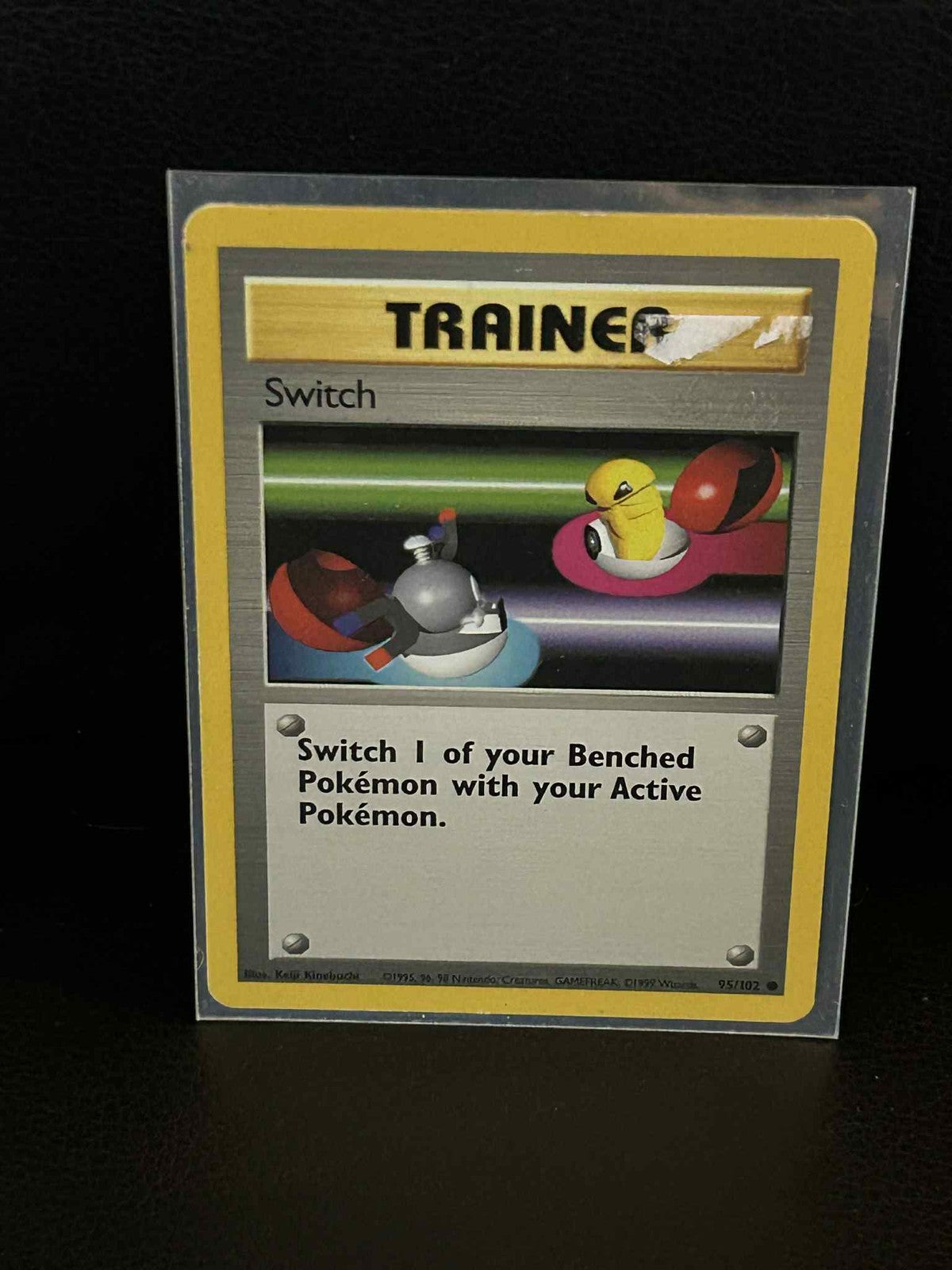 Switch - 95/102 - Common - Unlimited Edition Base Set Pokemon Moderately Played,