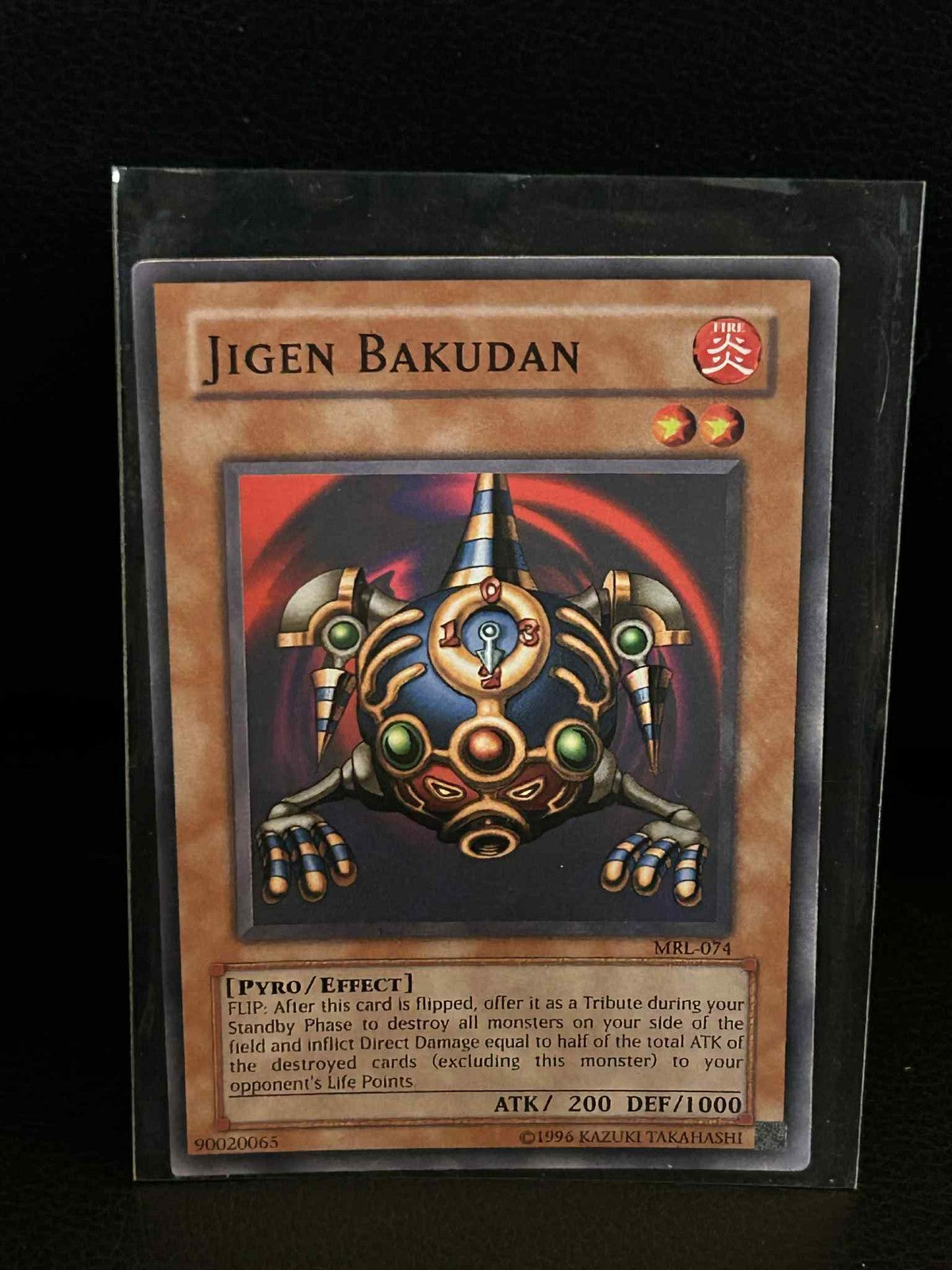 Jigen Bakudan - MRL-074 - Common - Unlimited Edition Magic Ruler Yu-Gi-Oh!