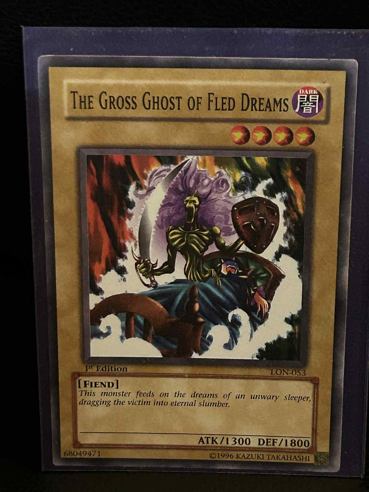 The Gross Ghost of Fled Dreams - LON-053 - Common - 1st Edition Labyrinth of Nig