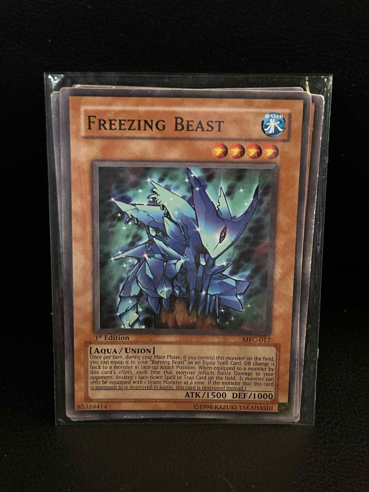Freezing Beast - MFC-017 - Common - 1st Edition Magician's Force Yu-Gi-Oh! Moder