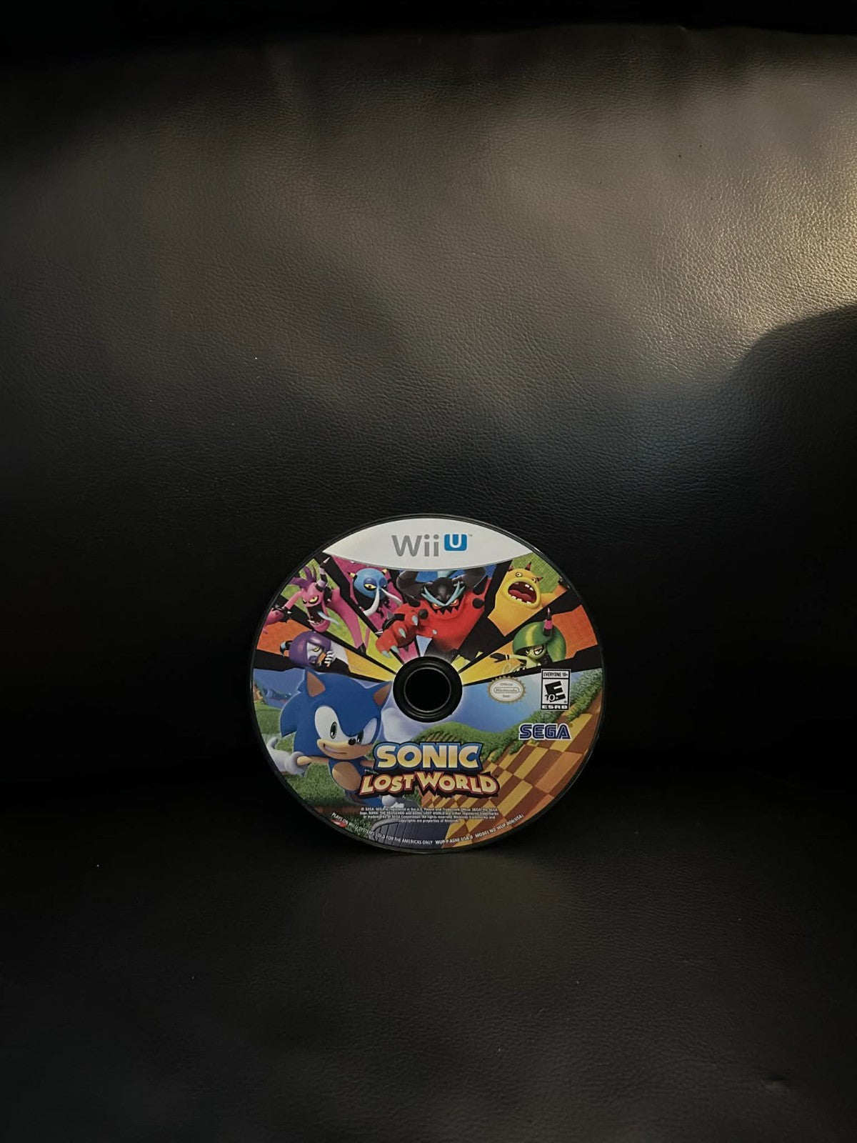 Sonic Lost World (Nintendo Wii U, 2013) Disc Only Videospiel