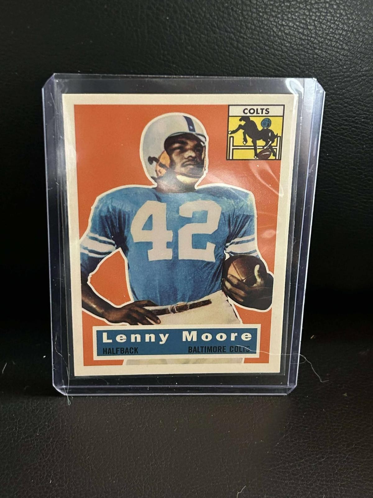 Lenny Moore #60 | 1994 Topps Archives 1956 Reprint 1994 Topps Archives 1956 Repr Sammelkarte