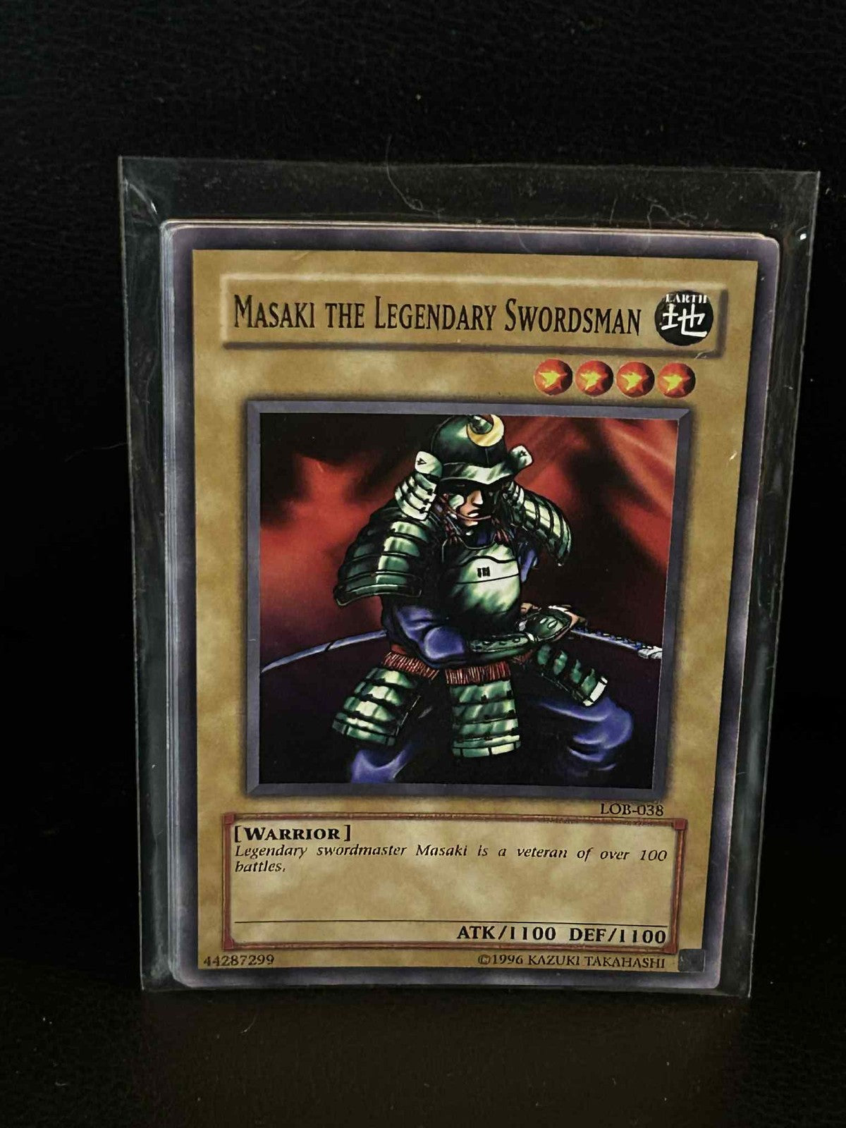 Masaki the Legendary Swordsman - LOB-038 - Common - Unlimited Edition Legend of