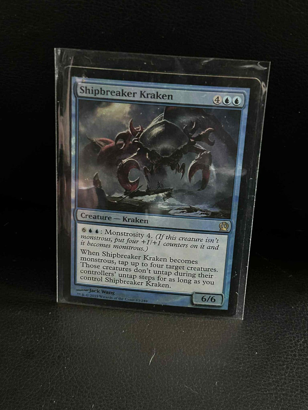 Shipbreaker Kraken - Foil Theros Magic: the Gathering Lightly Played, English