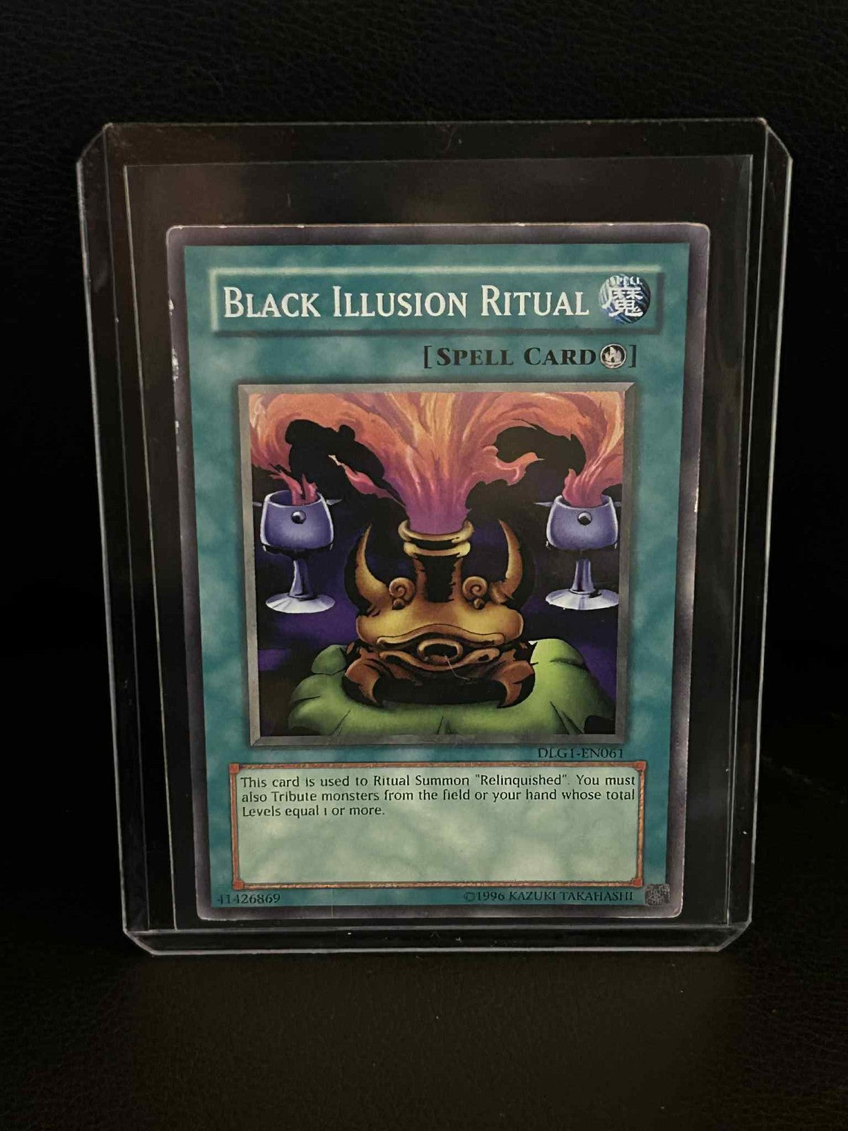 Black Illusion Ritual - DLG1-EN061 - Common - Unlimited Edition Dark Legends Yu-