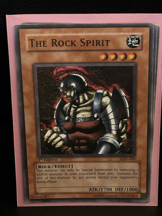 The Rock Spirit - LON-069 - Common - 1st Edition Labyrinth of Nightmare Yu-Gi-Oh