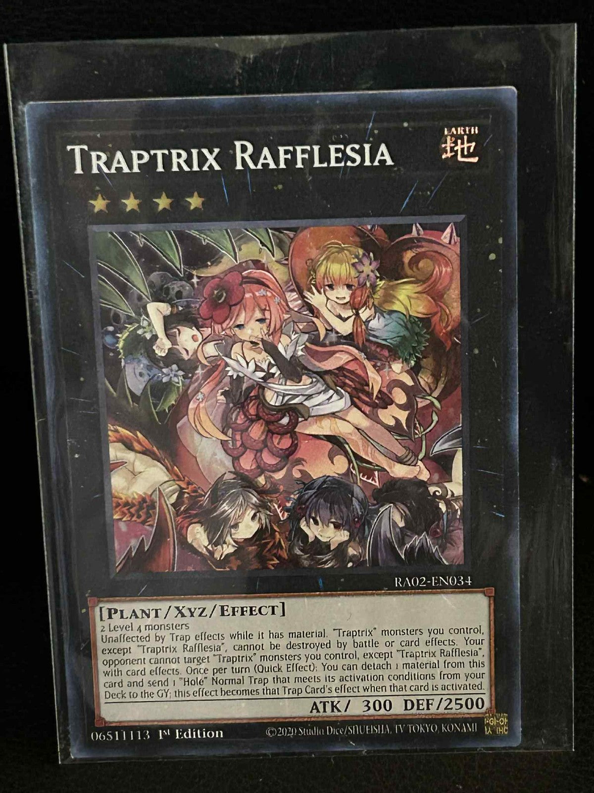 Traptrix Rafflesia - RA02-EN034 - Super Rare - 1st Edition 25th Anniversary Rari