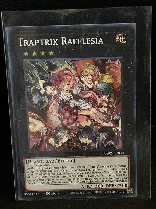Traptrix Rafflesia - RA02-EN034 - Super Rare - 1st Edition 25th Anniversary Rari