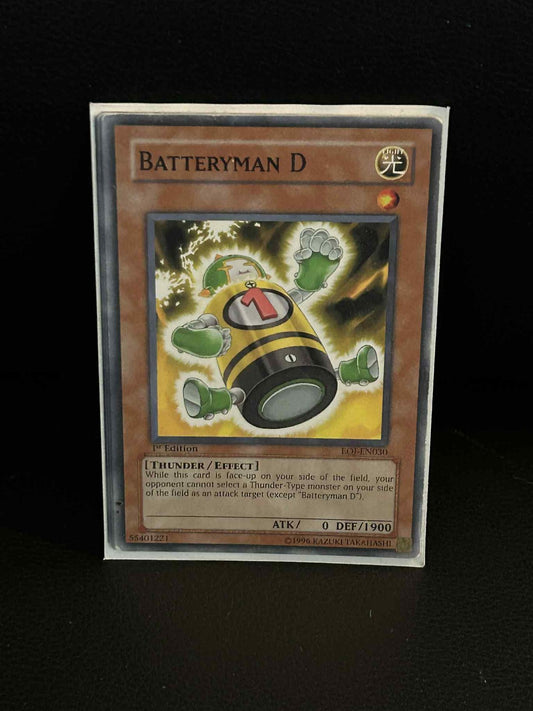 Batteryman D - EOJ-EN030 - Common - 1st Edition Enemy of Justice Yu-Gi-Oh! Moder