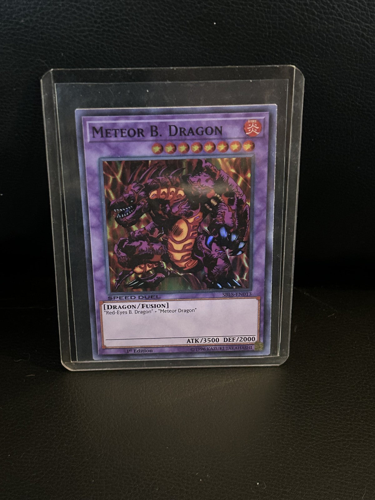Meteor B. Dragon - SBLS-EN013 - Super Rare - 1st Edition Speed Duel - Arena of L