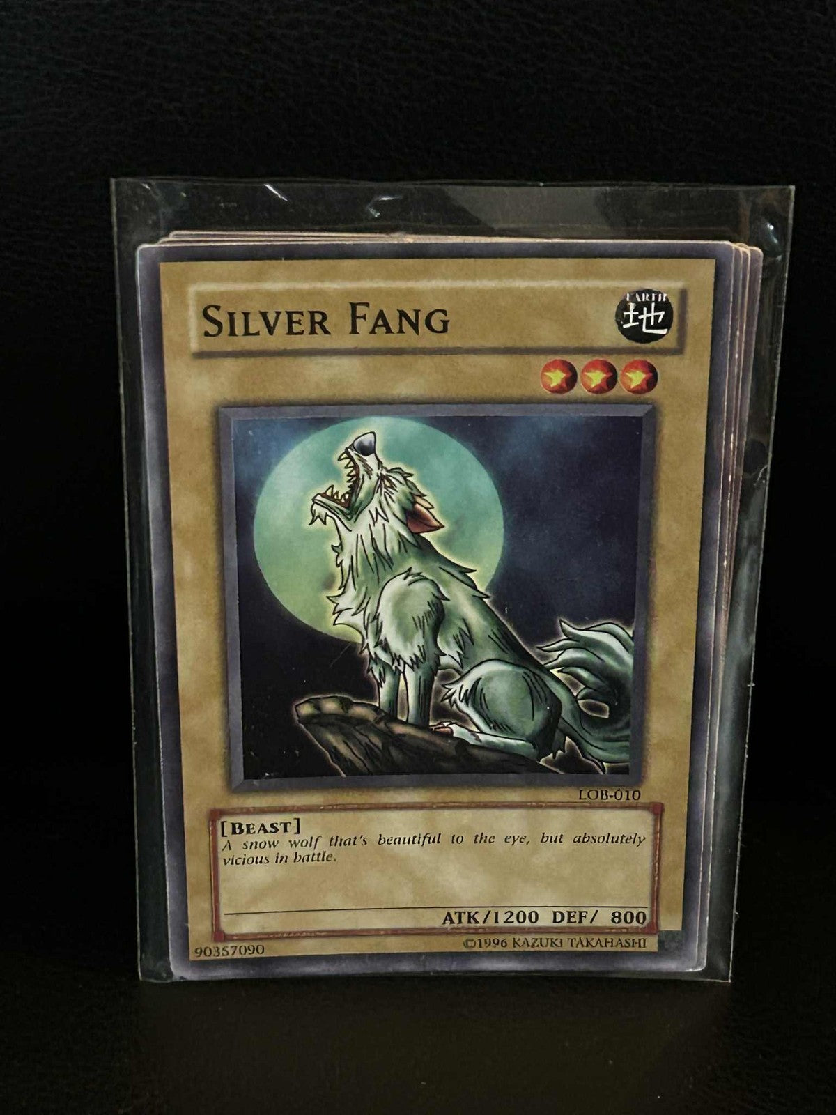 Silver Fang - LOB-010 - Common - Unlimited Edition Legend of Blue Eyes White Dra