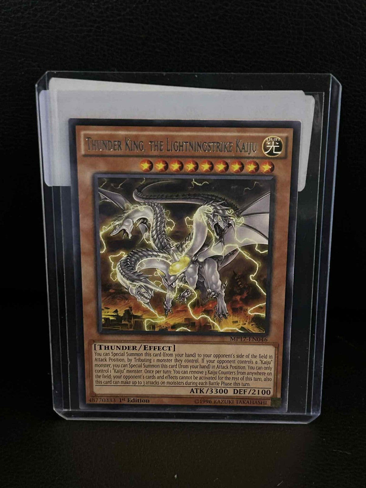 Thunder King, the Lightningstrike Kaiju - MP17-EN046 - Rare - 1st Edition 2017 M