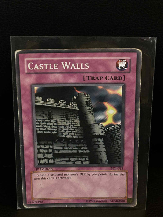 Castle Walls - SDJ-045 - Common - 1st Edition Starter Deck: Joey Yu-Gi-Oh! Heavi