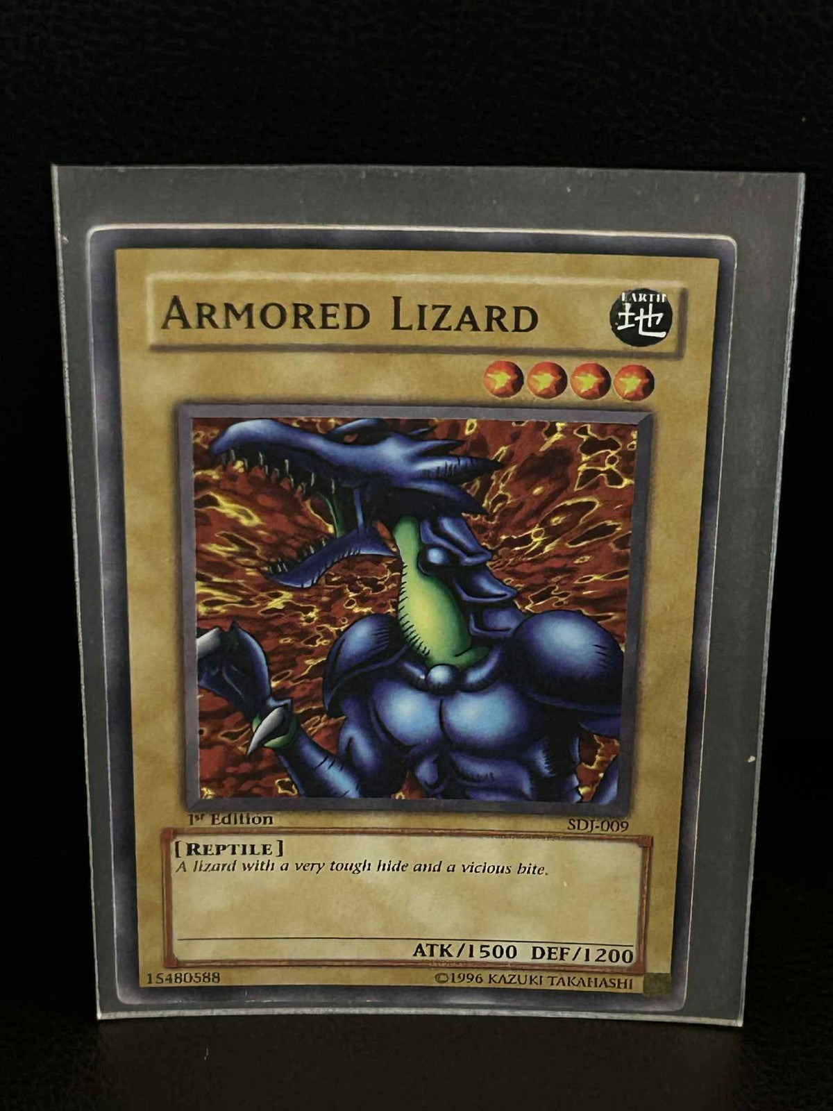 Armored Lizard - SDJ-009 - Common - 1st Edition Starter Deck: Joey Yu-Gi-Oh! Mod
