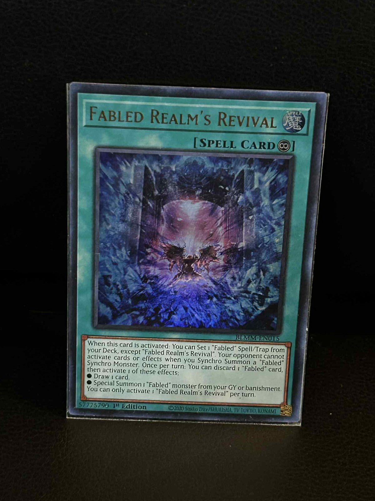 Fabled Realm's Revival - BLMM-EN015 - Ultra Rare - 1st Edition Battles of Legend