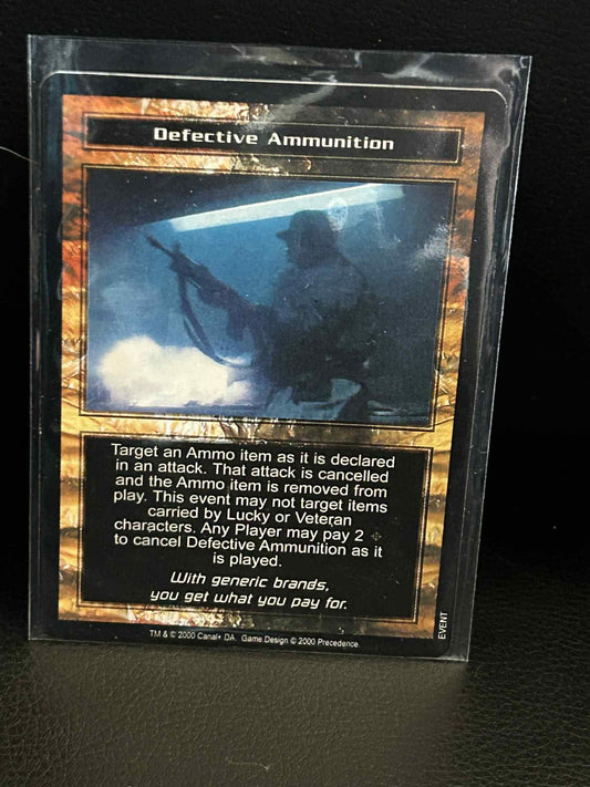 Defective Ammunition Base Set Terminator Light Play