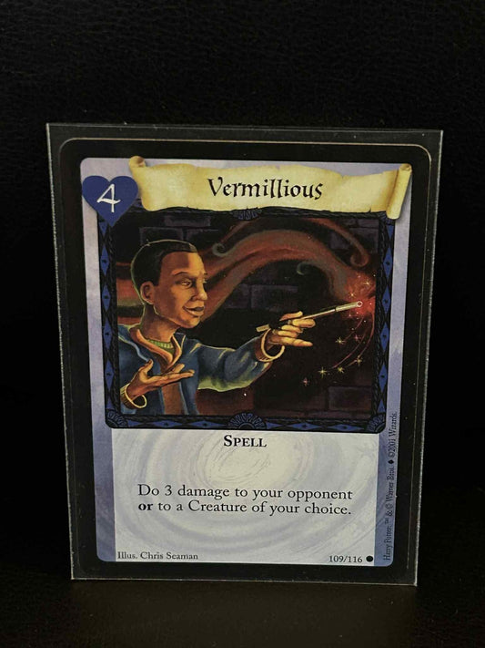 Vermillious 109/116 Base Set Harry Potter Moderately Played
