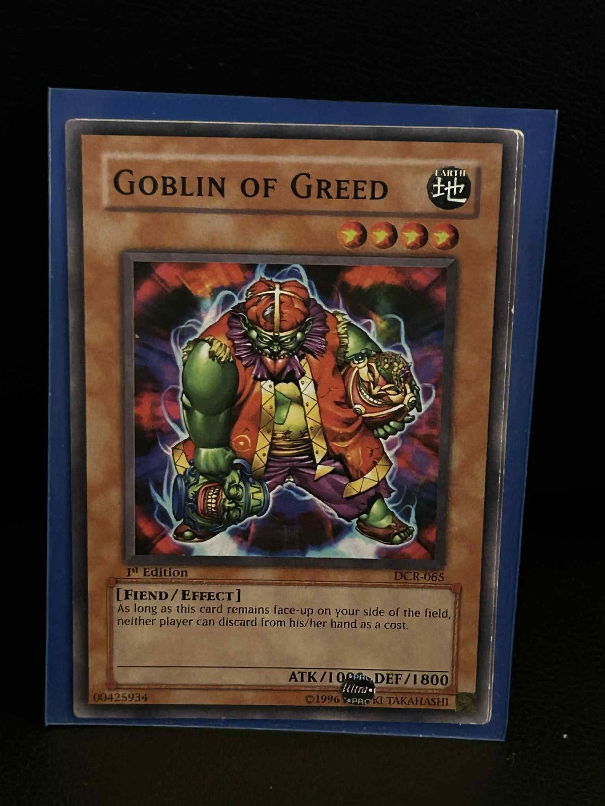 Goblin of Greed - DCR-065 - Common - 1st Edition Dark Crisis Yu-Gi-Oh!