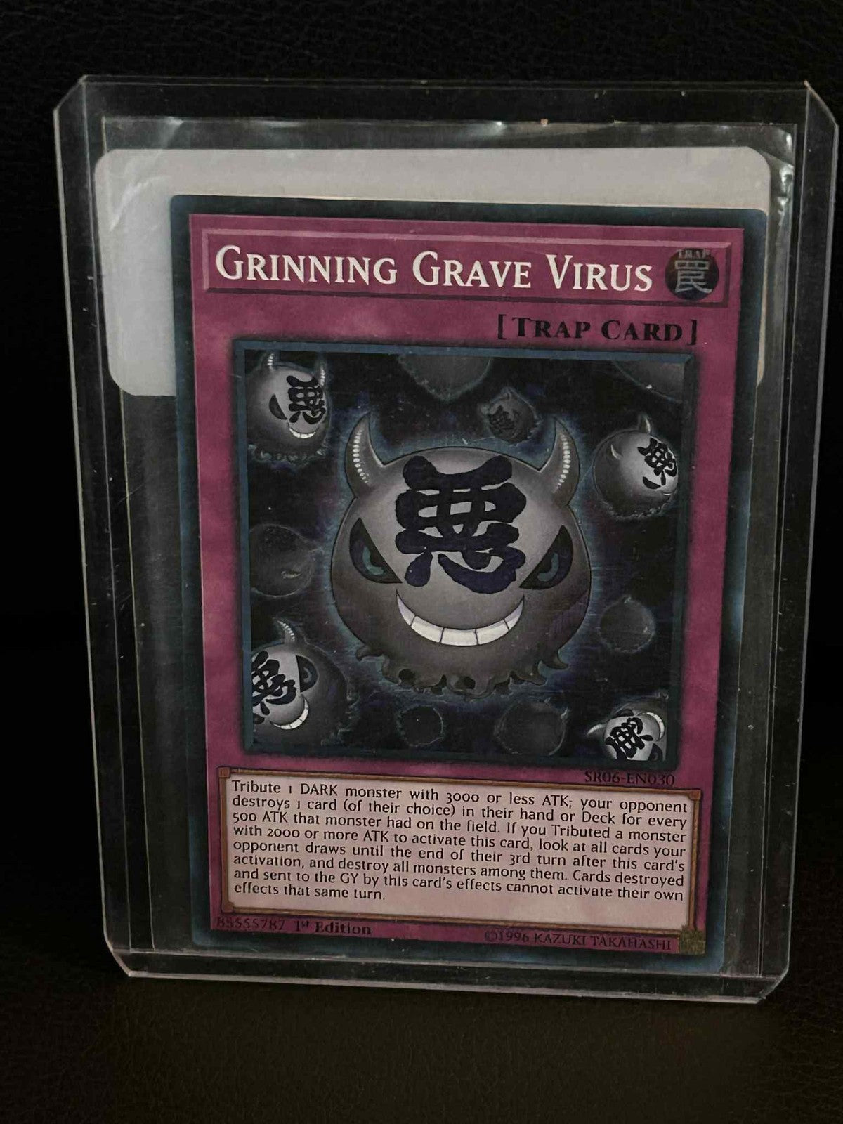 Grinning Grave Virus - SR06-EN030 - Super Rare - 1st Edition Structure Deck: Lai