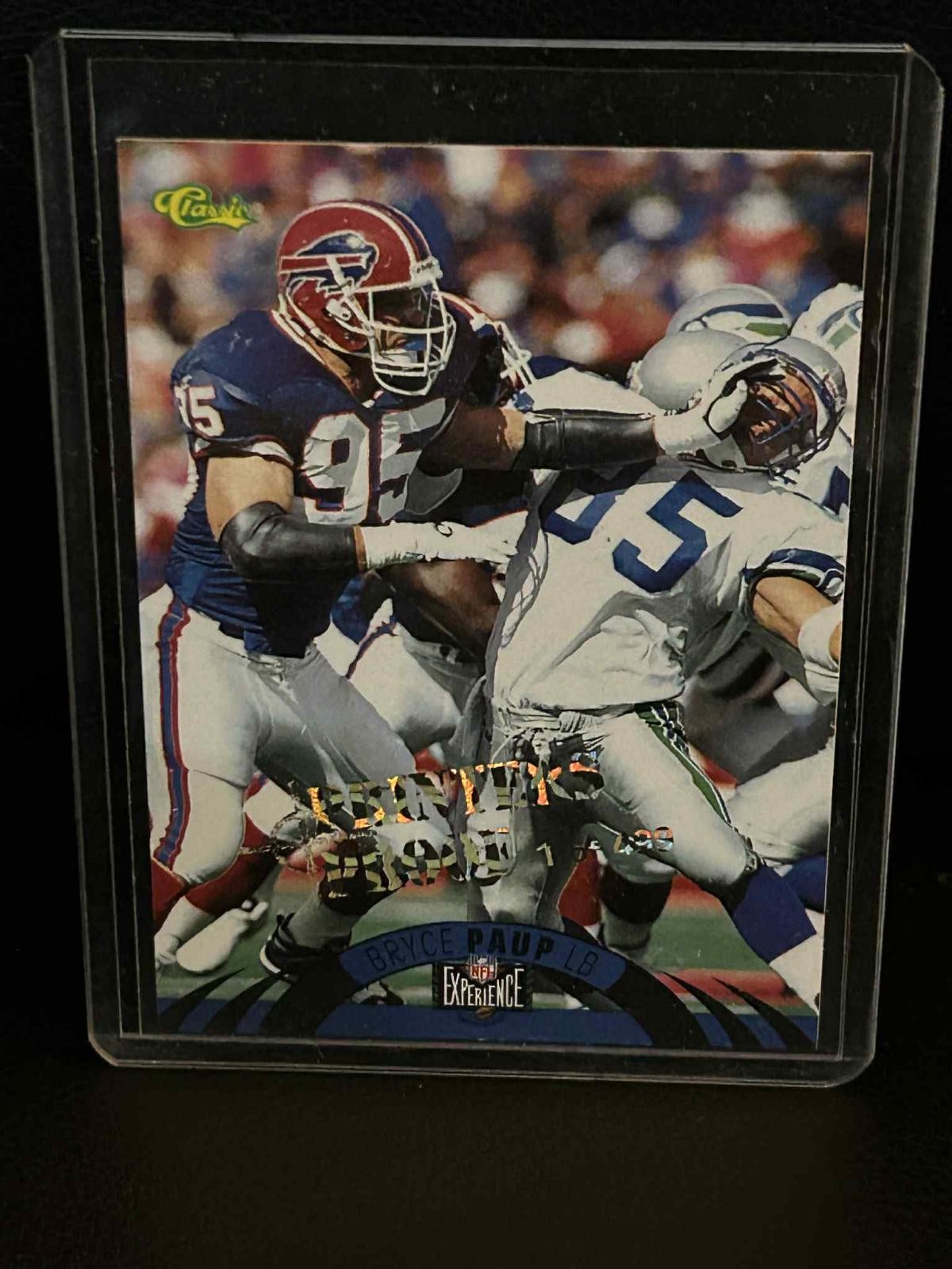 Bryce Paup #78 | 1996 Classic NFL Experience Printer's Proof 1996 Classic NFL Ex Sammelkarte