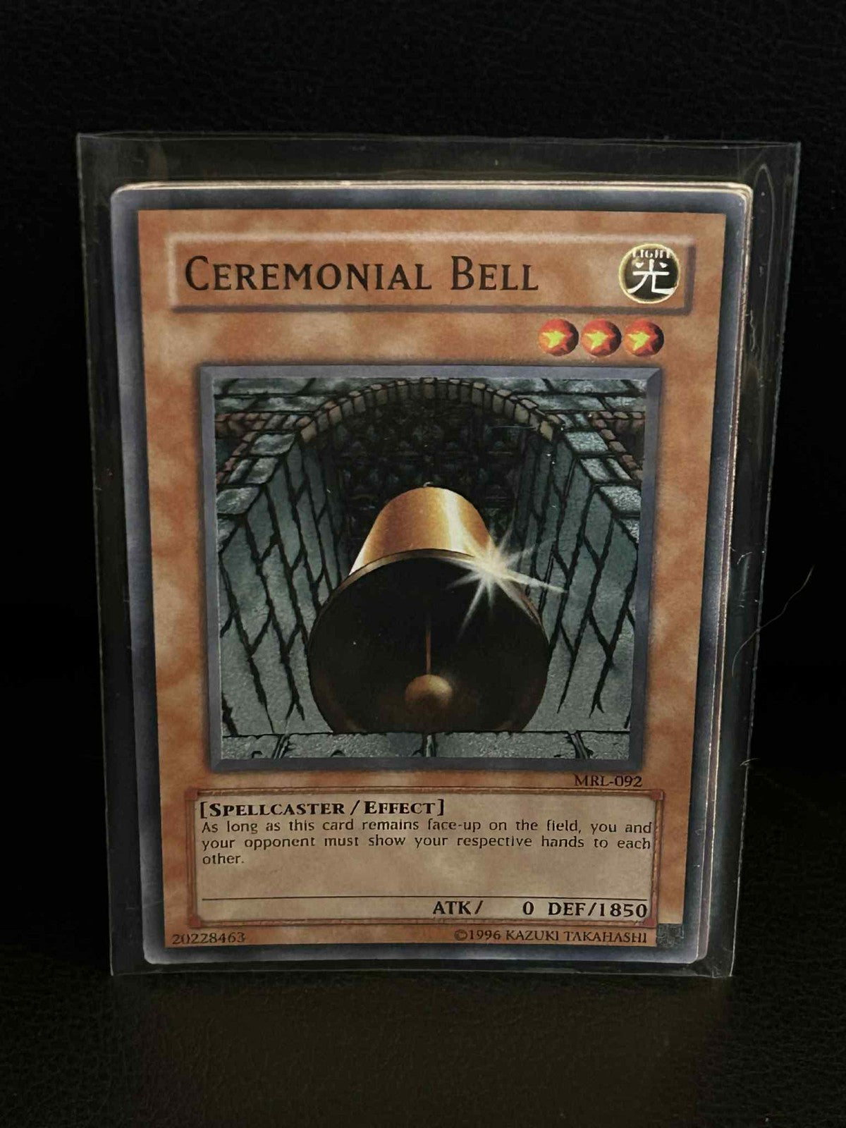 Ceremonial Bell - MRL-092 - Common - Unlimited Edition Magic Ruler Yu-Gi-Oh! Mod